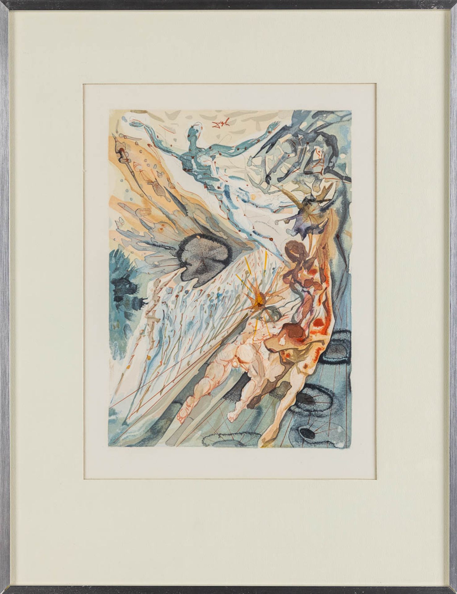 Salvador DALI (1904-1989) 'Dante Alegieri: Divine Comedy', a set of 8 prints. (W: 29 x H: 29 cm) - Image 3 of 18