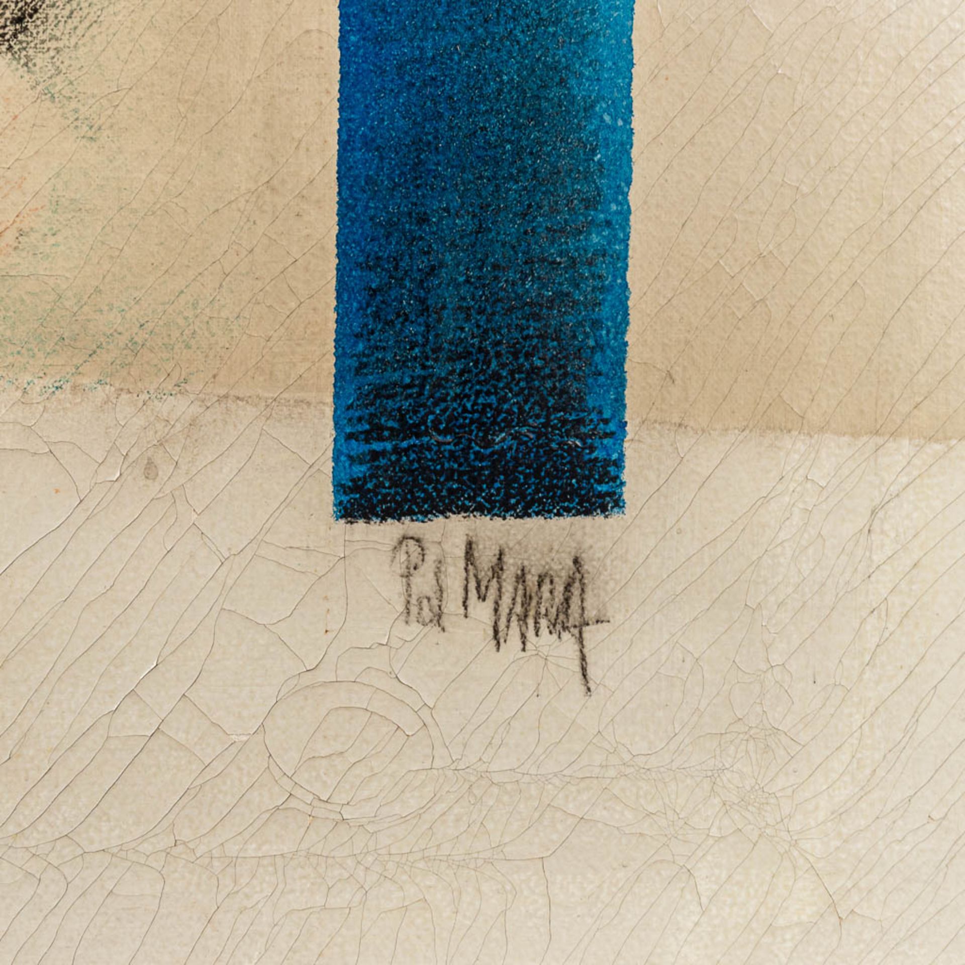 Pol MARA (1920-1998) 'Lalla Jamai(s)' oil on canvas. 1977. (W: 160 x H: 130 cm) - Image 7 of 11