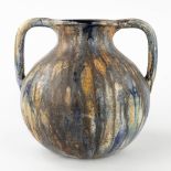 Roger GUERIN (1896-1954) 'Vase' glazed grs stoneware. (L: 26 x W: 29 x H: 27 cm)