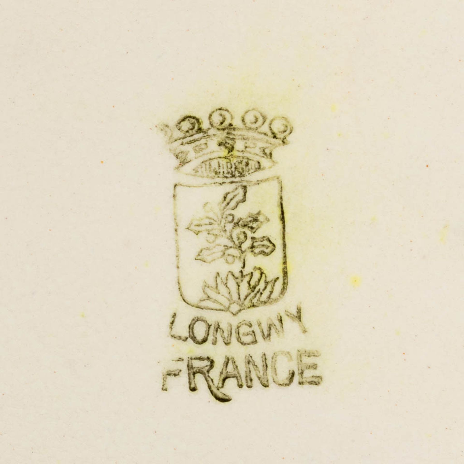 Longwy France, a Tte-ˆ-Tte, glazed faience, art deco. (L: 28 x W: 34 x H: 14 cm) - Image 8 of 17