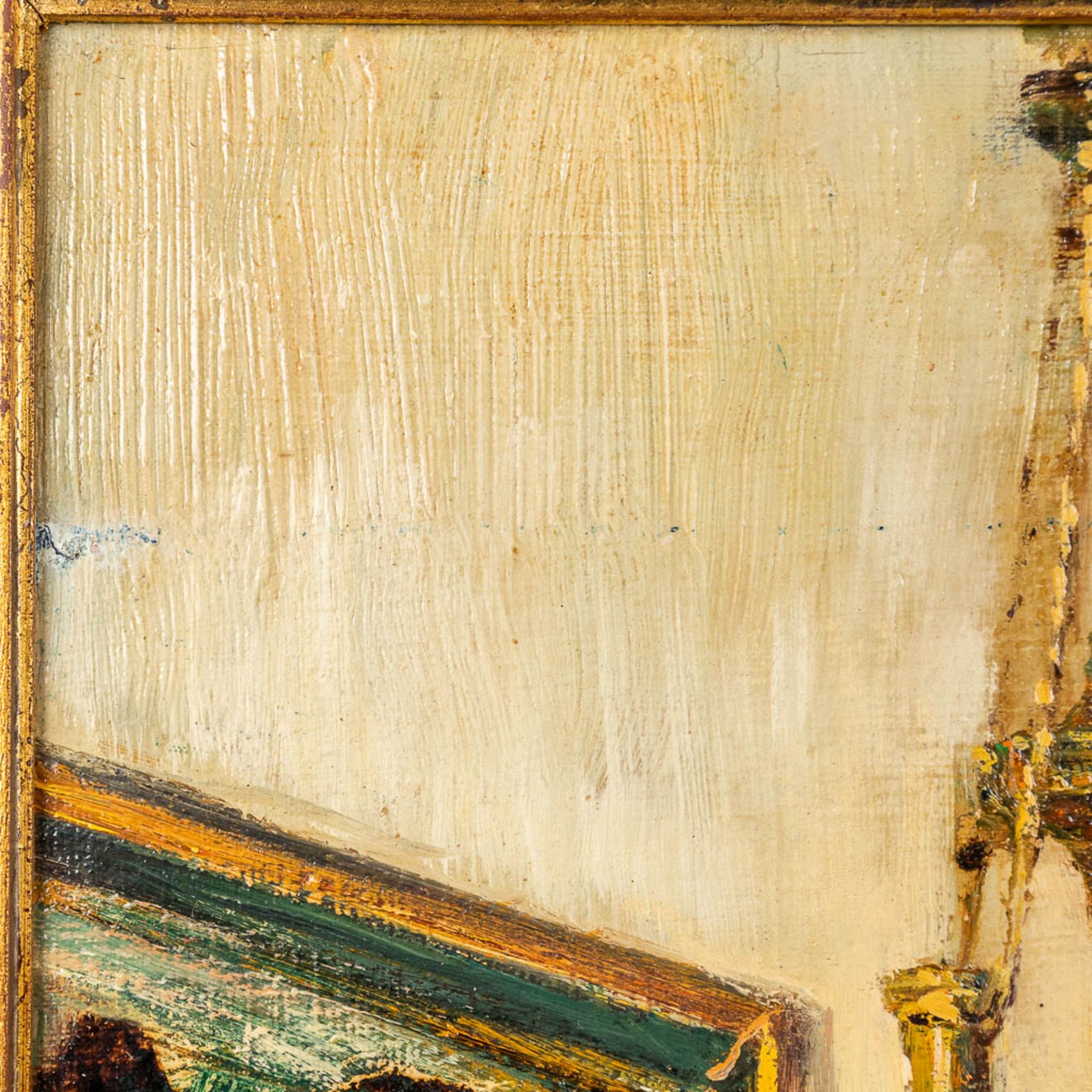 Alfredo PALMERO (1901-1991) 'Tavern' oil on canvas. (L: 81 x W: 116 cm) - Image 10 of 11