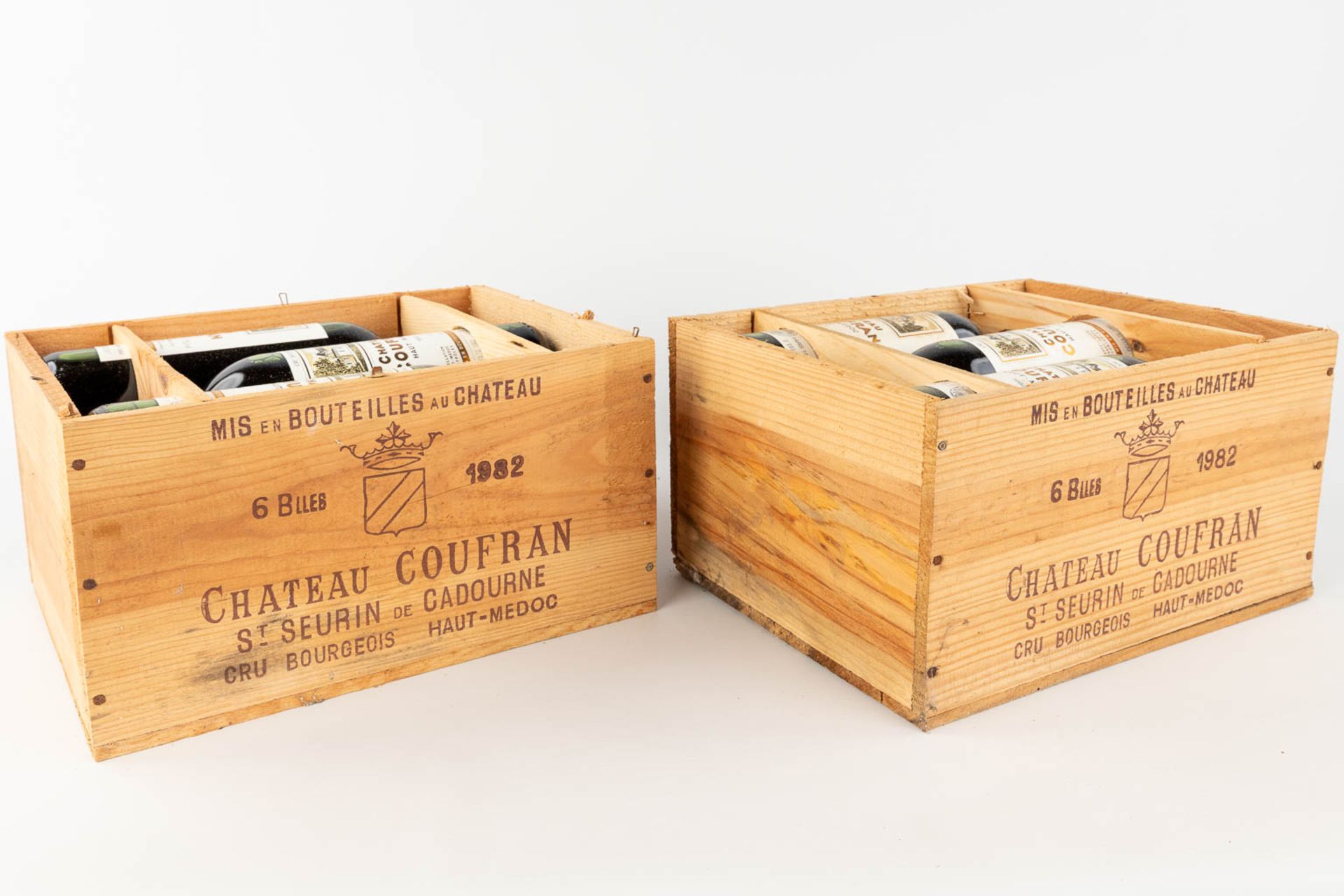 Château Coufran Haut Médoc, 1982, 12 bottles (2 chests) - Bild 3 aus 13