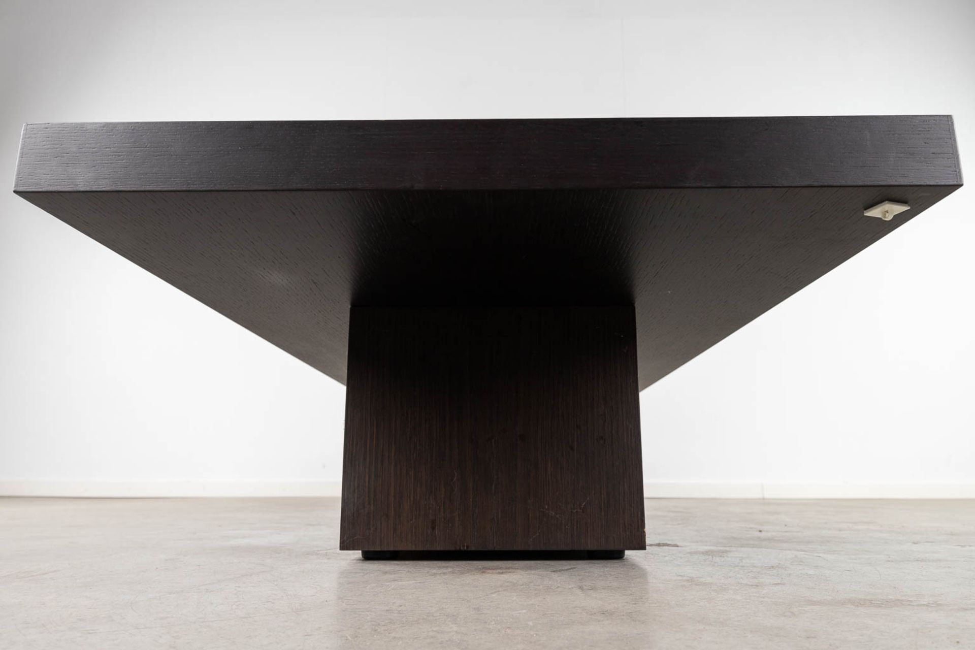 Cassina, a coffee table, ebonised wood. Not signed. (L: 200 x W: 60 x H: 30 cm) - Image 11 of 15