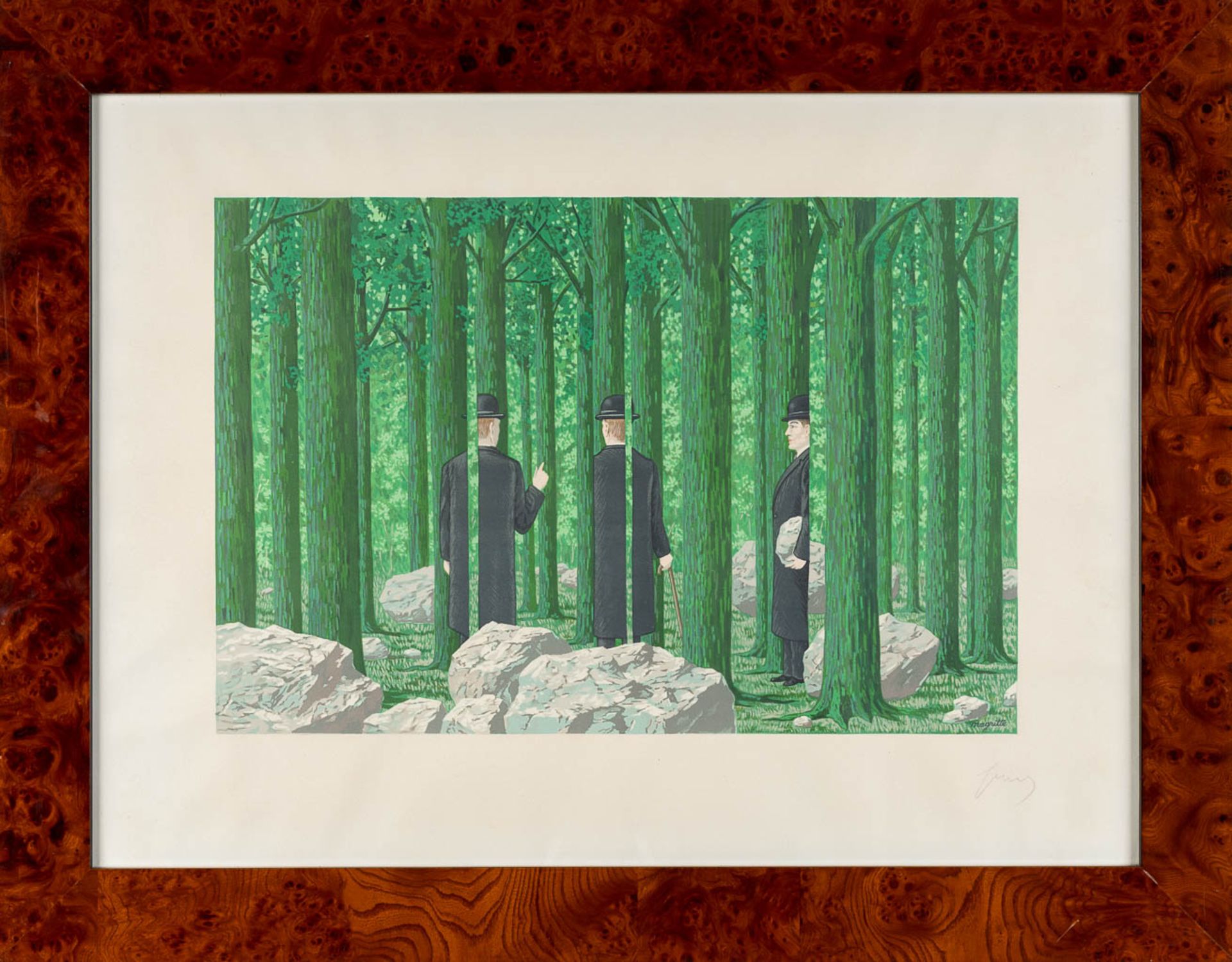 René MAGRITTE (1898-1967) 'Les Enfants Trouvées' a litography published by Fernand Mourlot. (W: 46,5 - Image 3 of 6