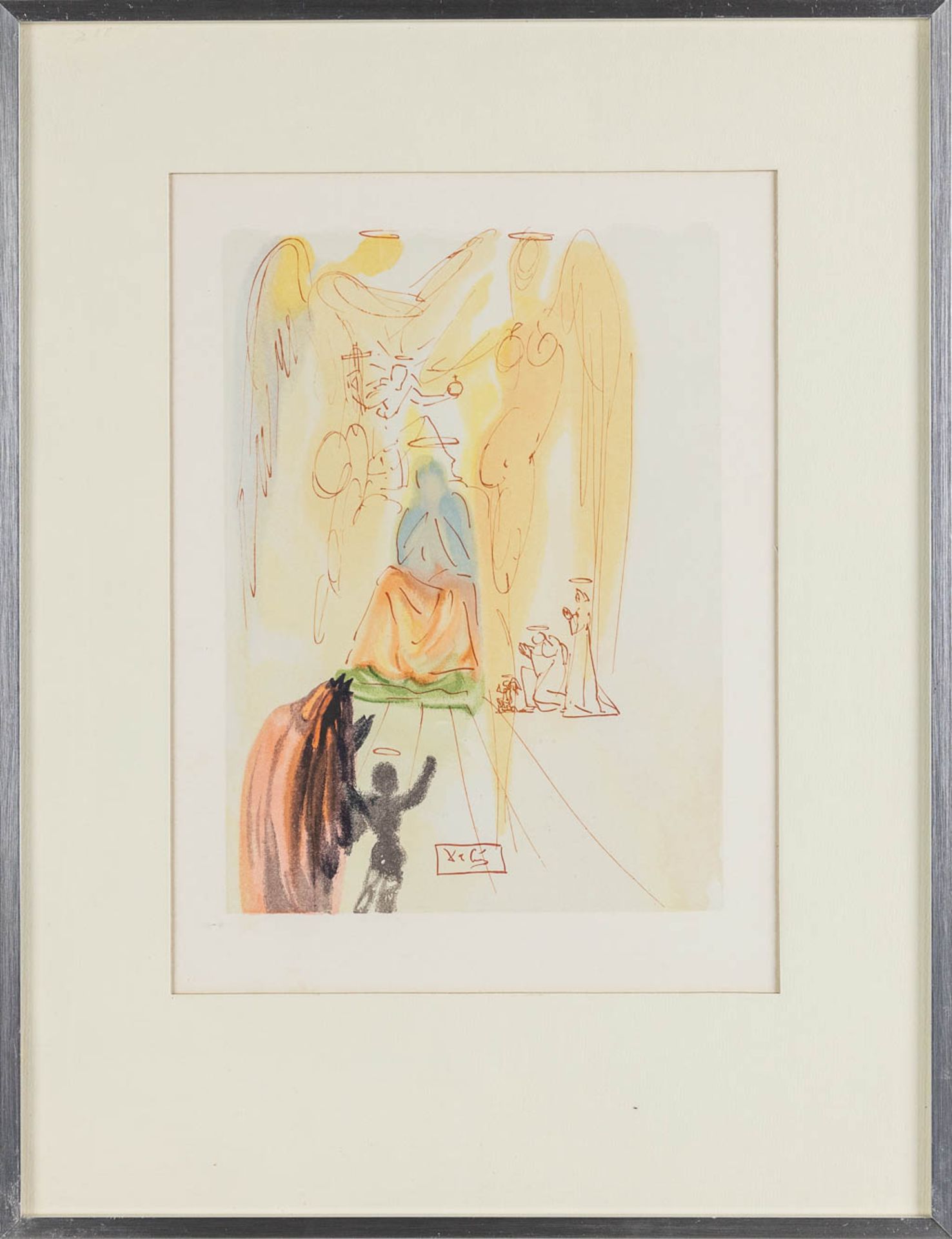 Salvador DALI (1904-1989) 'Dante Alegieri: Divine Comedy', a set of 8 prints. (W: 21,5 x H: 29 cm) - Image 4 of 19