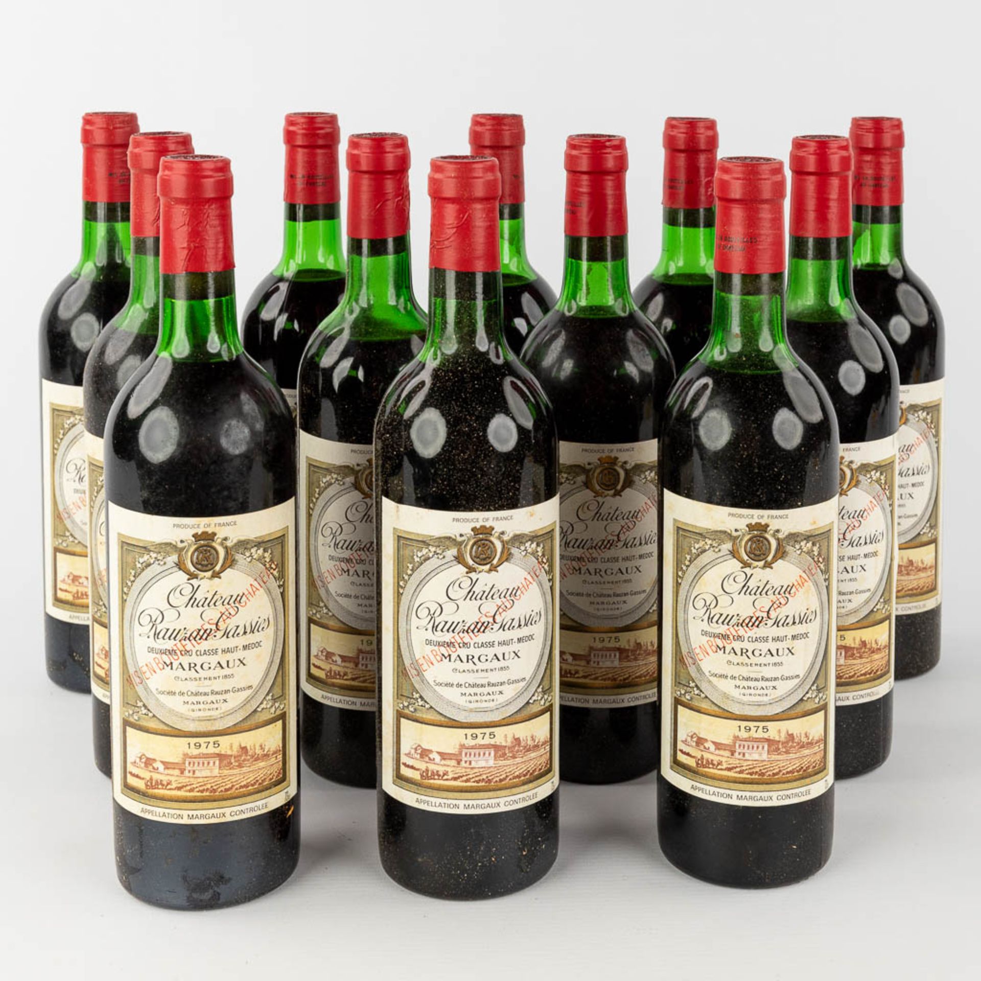 Château Rauzan Gassies Margaux, 1975, 12 bottles