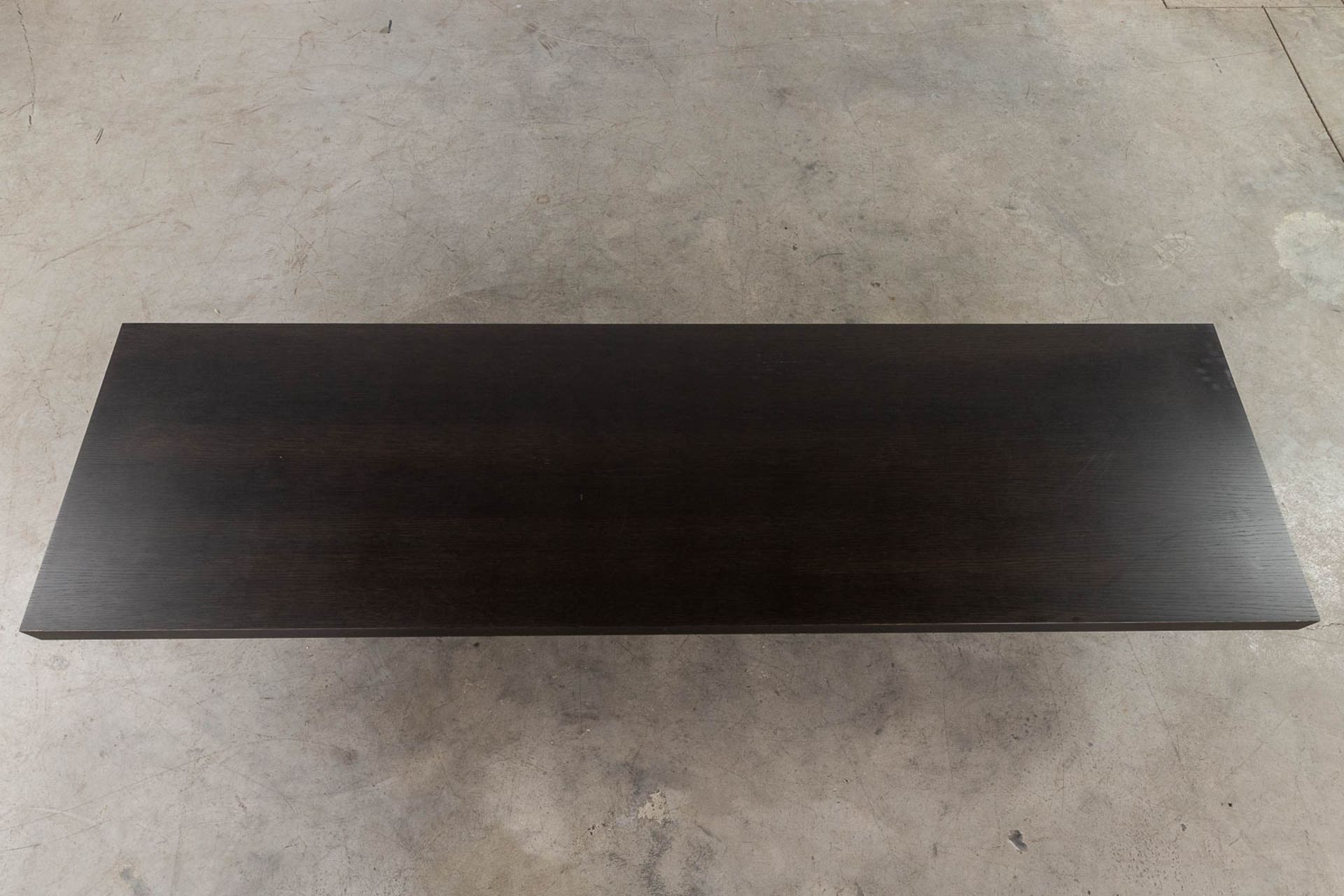 Cassina, a coffee table, ebonised wood. Not signed. (L: 200 x W: 60 x H: 30 cm) - Image 6 of 15