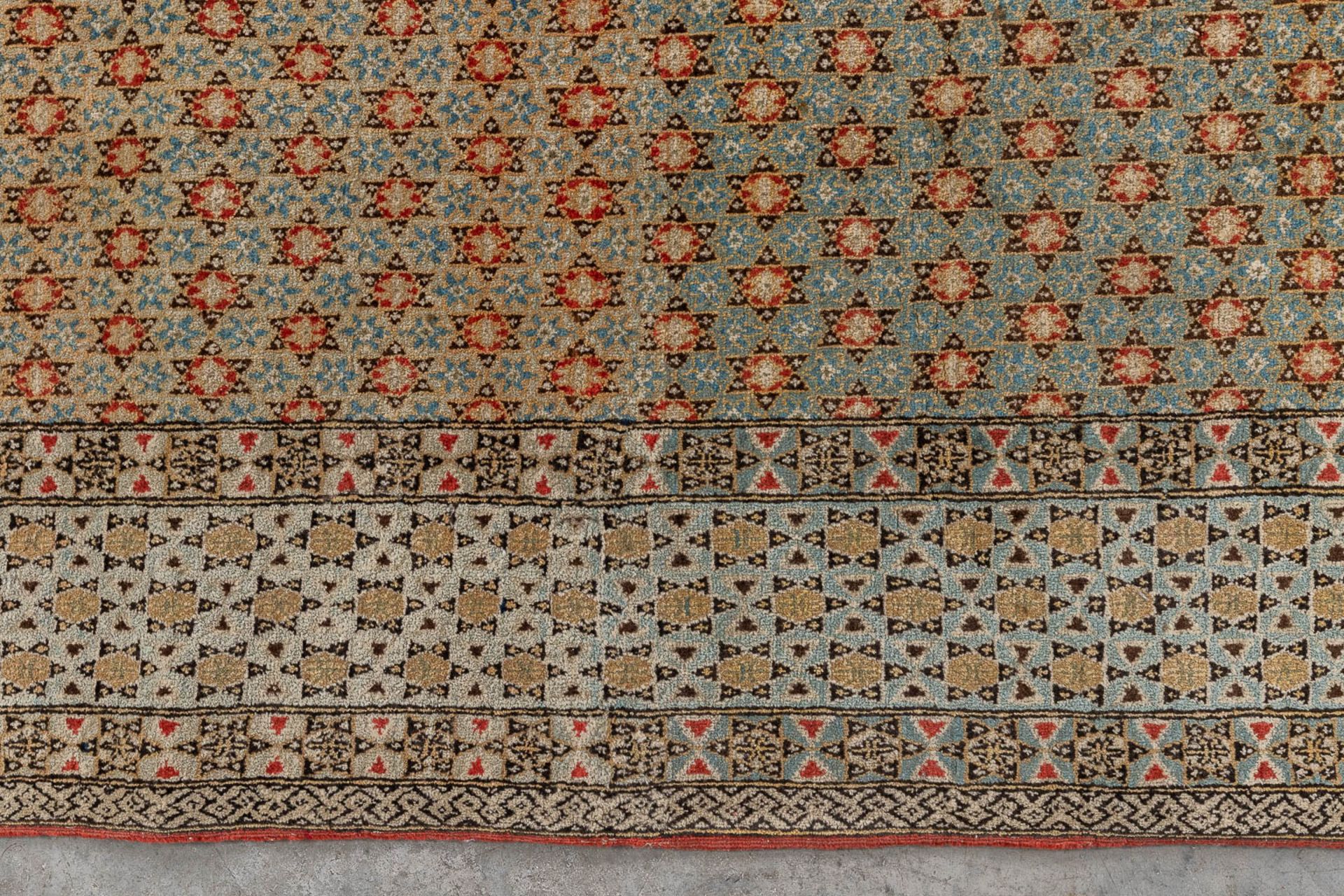 A collection of 2 Oriental hand-made carpets. Persia. (L: 220 x W: 134 cm) - Image 8 of 10