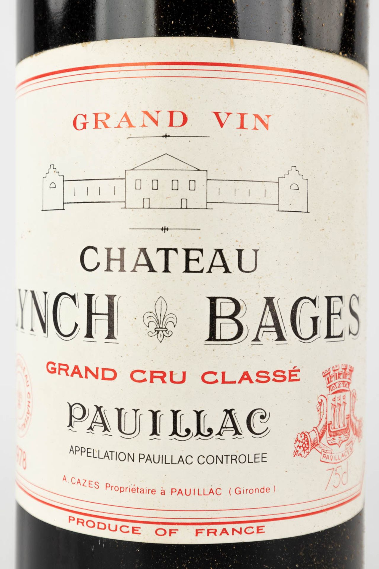 Château Lynch Bages Grand Cru Classé Pauillac, 1978, 6 bottles. - Bild 7 aus 11
