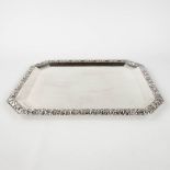 A large serving plate, silver, Marked Philipp Stark, 1609g. (L: 37 x W: 49 x H: 2 cm)