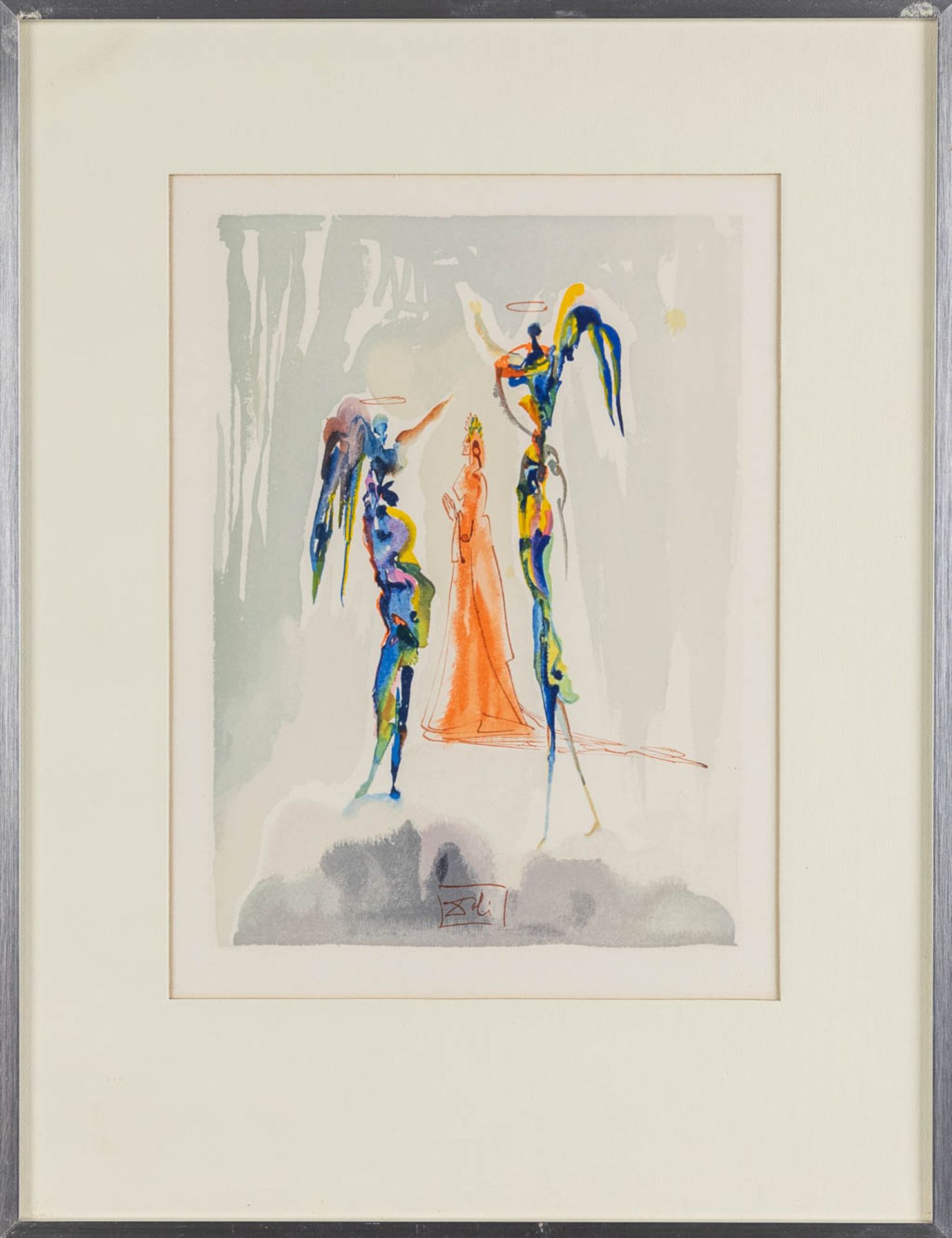 Salvador DALI (1904-1989) 'Dante Alegieri: Divine Comedy', a set of 8 prints. (W: 29 x H: 29 cm) - Image 6 of 18