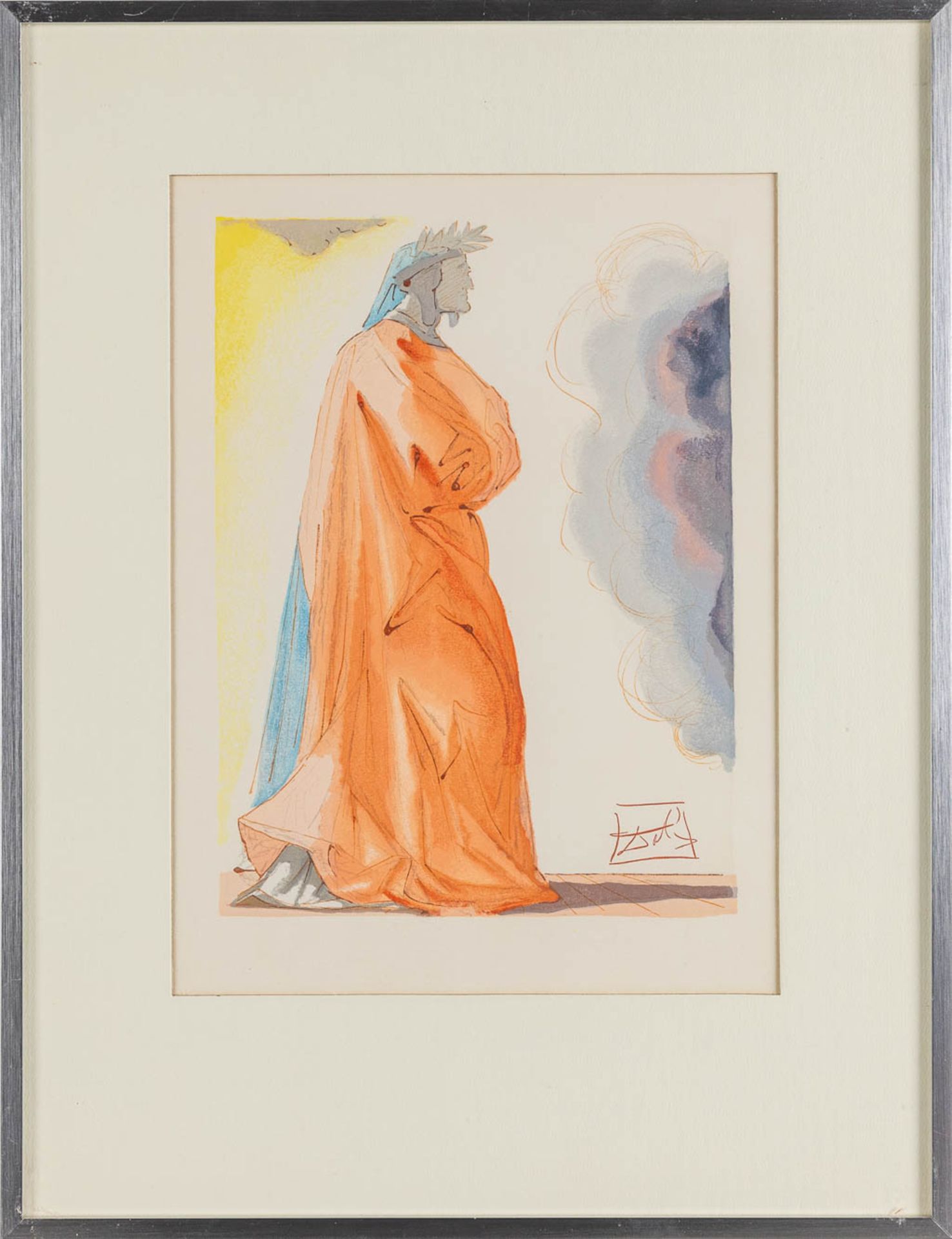 Salvador DALI (1904-1989) 'Dante Alegieri: Divine Comedy', a set of 8 prints. (W: 21,5 x H: 29 cm) - Image 9 of 19