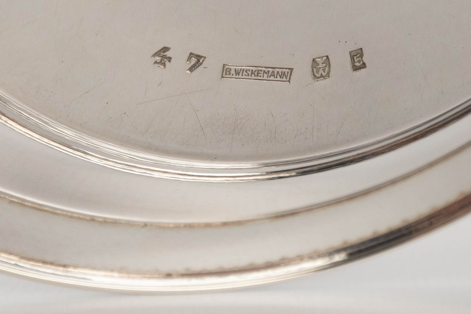 Sivar (Delheid), a silver-plated coffee, tea service, table accessories and serve ware. (L: 38,5 x W - Image 16 of 16