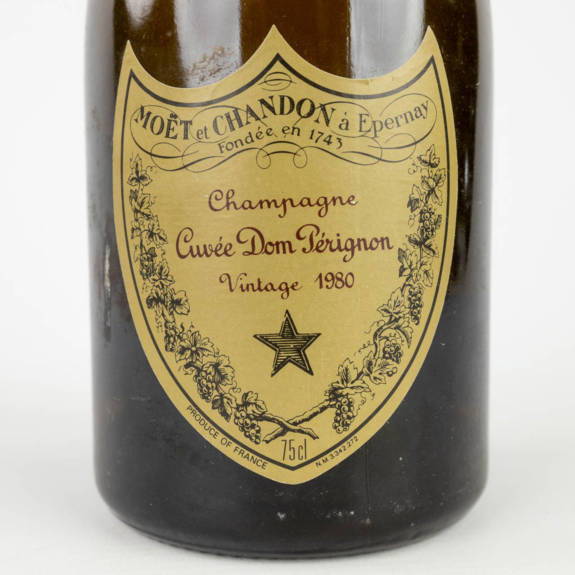 Dom Perignom, a collection of 5 Champagne bottles. 4 x 1980, 1 x 1976. - Bild 10 aus 12