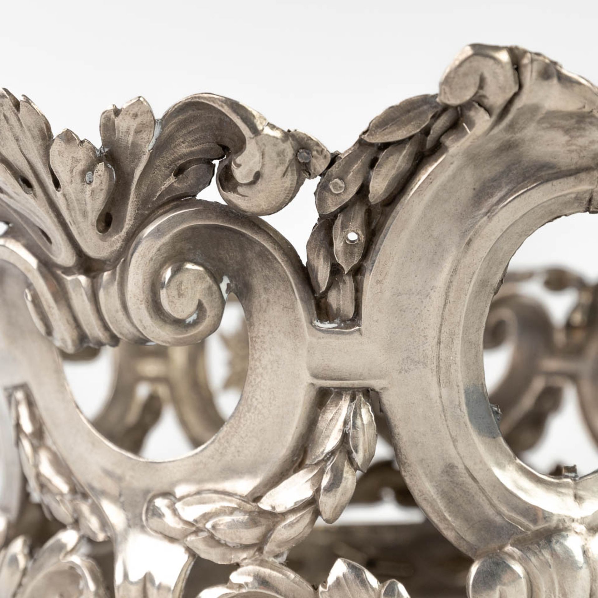 An exceptional crown, silver, Brussels, 1777, 18th C. 592g. (H: 26,5 x D: 11,5 cm) - Image 16 of 21