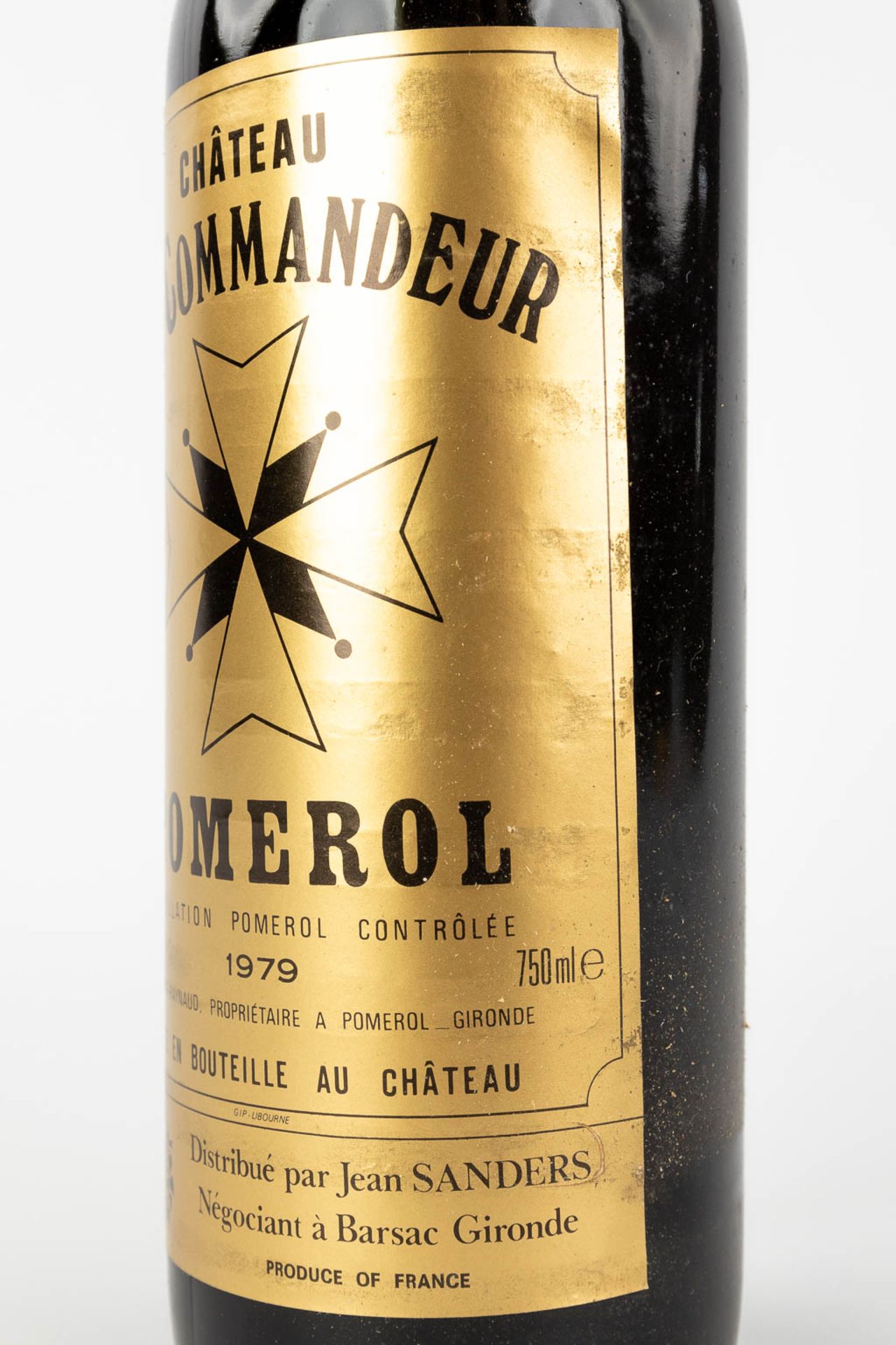 Chateau Commandeur Pomerol, 1979, a collection of 9 botlles in the original casket. - Bild 11 aus 13