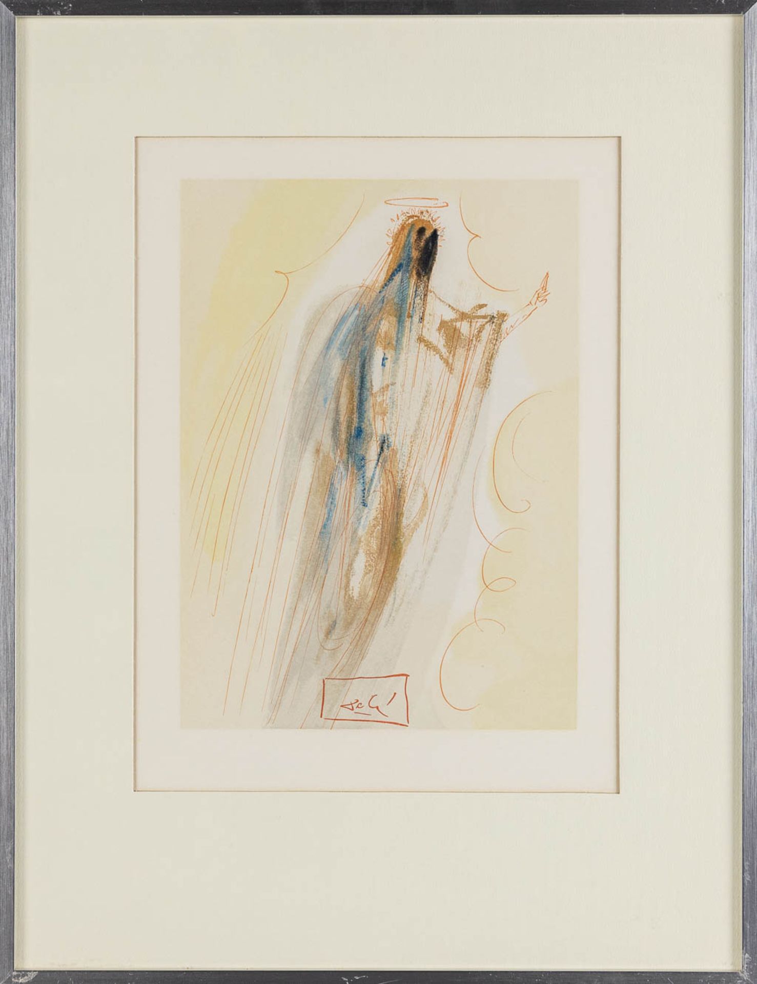 Salvador DALI (1904-1989) 'Dante Alegieri: Divine Comedy', a set of 8 prints. (W: 29 x H: 29 cm) - Image 4 of 18