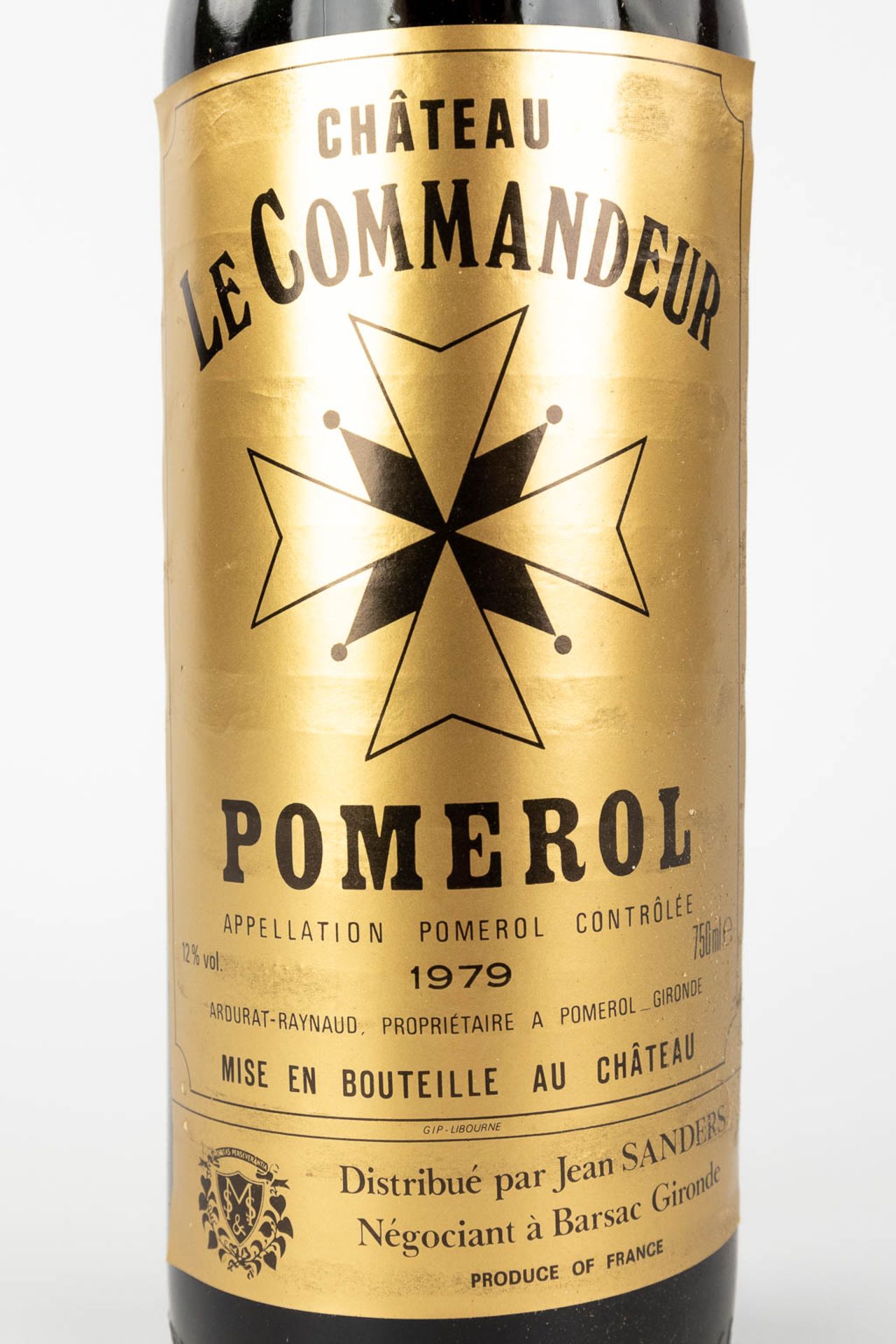 Chateau Commandeur Pomerol, 1979, a collection of 9 botlles in the original casket. - Bild 9 aus 13