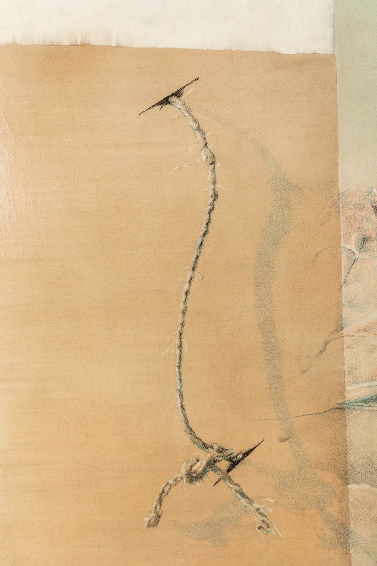 Pol MARA (1920-1998) 'Lalla Jamai(s)' oil on canvas. 1977. (W: 160 x H: 130 cm) - Image 5 of 11