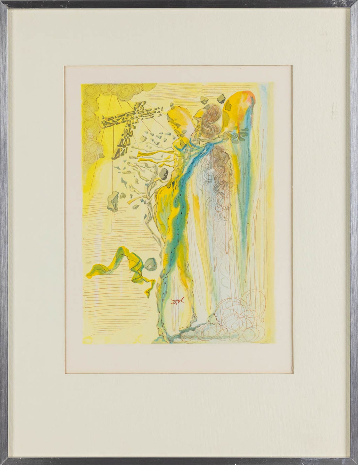 Salvador DALI (1904-1989) 'Dante Alegieri: Divine Comedy', a set of 8 prints. (W: 21,5 x H: 29 cm) - Image 3 of 19