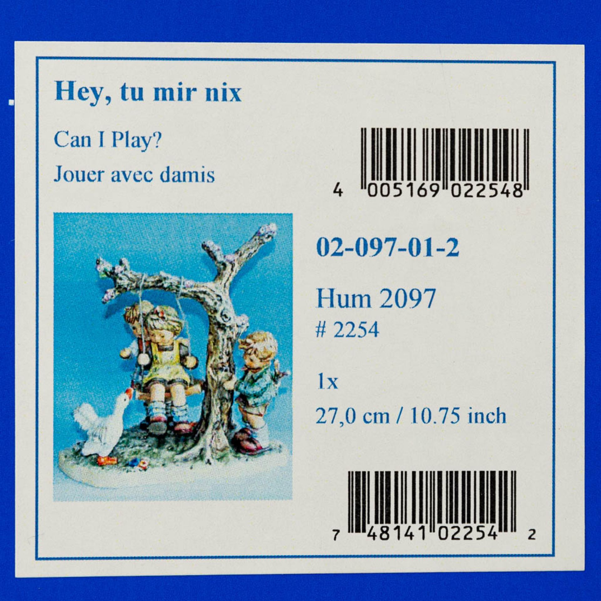 Hummel 'Can I Play' Moments in Time collection, with the original box. 2006. (H: 27 cm) - Image 4 of 17