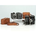 A Selection of Folding & Box Cameras,
