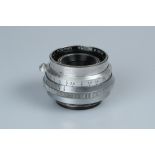 A Steinheil Munchen Orthostigmat VL f/4.5 35mm Lens,