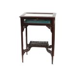 An Edward VII Mahogany Bijouterie Table Cabinet,