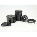 A Canon FL 28mm f/3.5 Lens,
