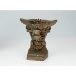 An early to mid-twentieth century bronze U.S. Naval Academy bookend,