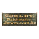 Victorian Watchmaker and Jeweller sign