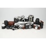 A Mixed Selection of Cameras and Accessories,