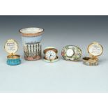Halcyon Enamels Ltd. Ed. Music Boxes and Clocks