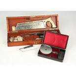 Boer War Period Field Amputation Set In Mahogany Case