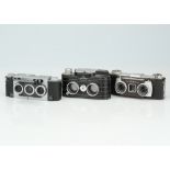 A Selection of 35mm 3D Stereo Cameras,