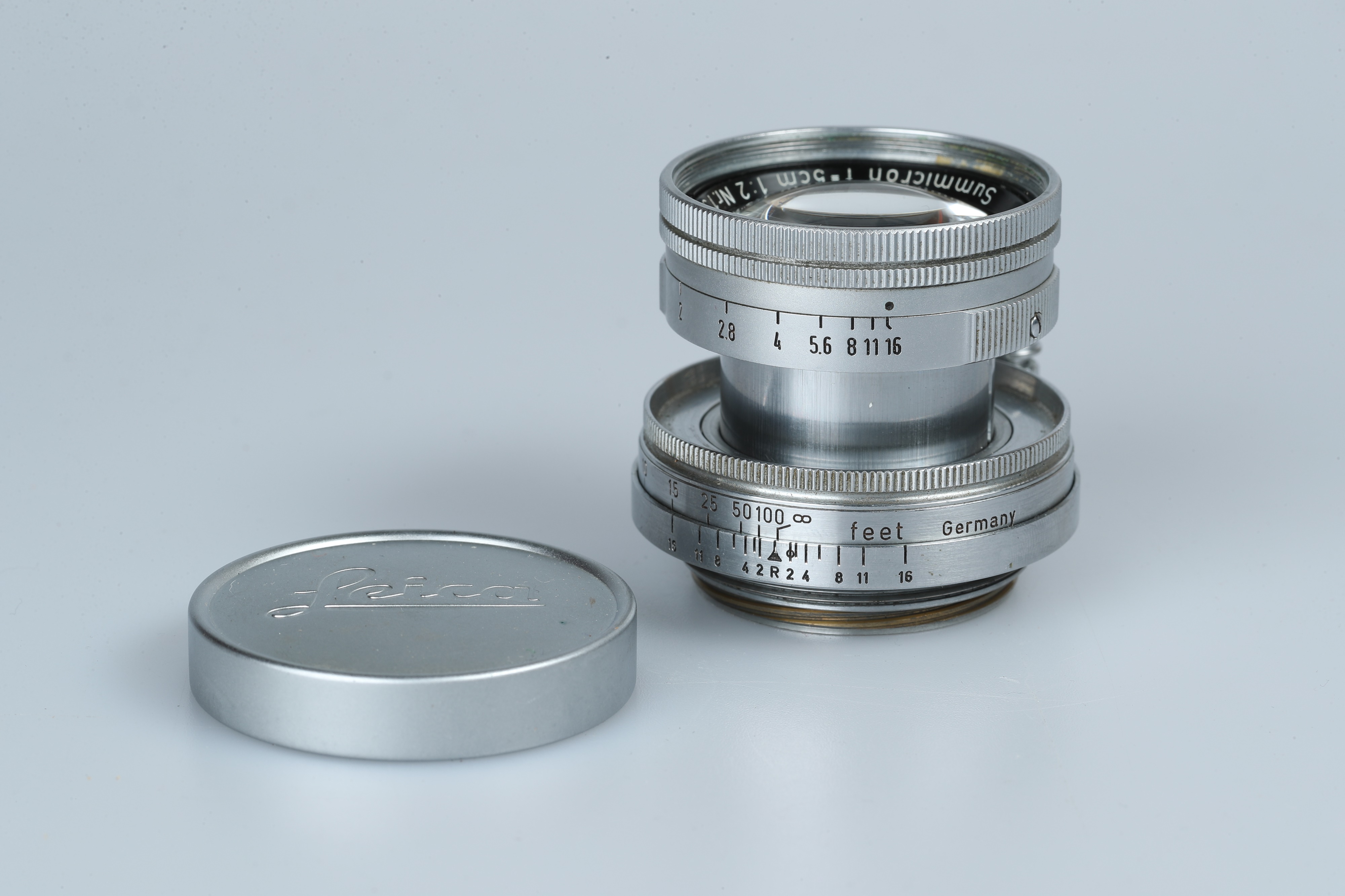 A Leitz Summicron f/2 50mm Lens,