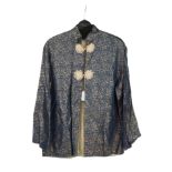 A Mid-20th Century Oriental Silk Quarter Length Jacket