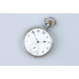 A George V Silver Cased Open Faced Fob Watch