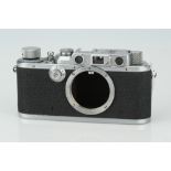 A Leica IIIa Rangefinder Camera,