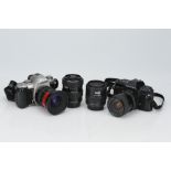 A Selection of Pentax Cameras & Lenses,