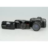 An Olympus Mju 35mm Compact Camera,