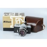 A Nikon F SLR Camera,