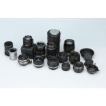 A Selection of Photographic Lenses,