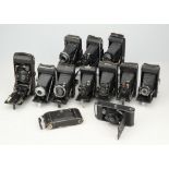 A Selection of Twelve Folding Cameras,