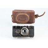 A Zeiss Ikon Contax If Rangefinder Camera,