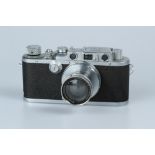 A Leica II Rangefinder Camera,