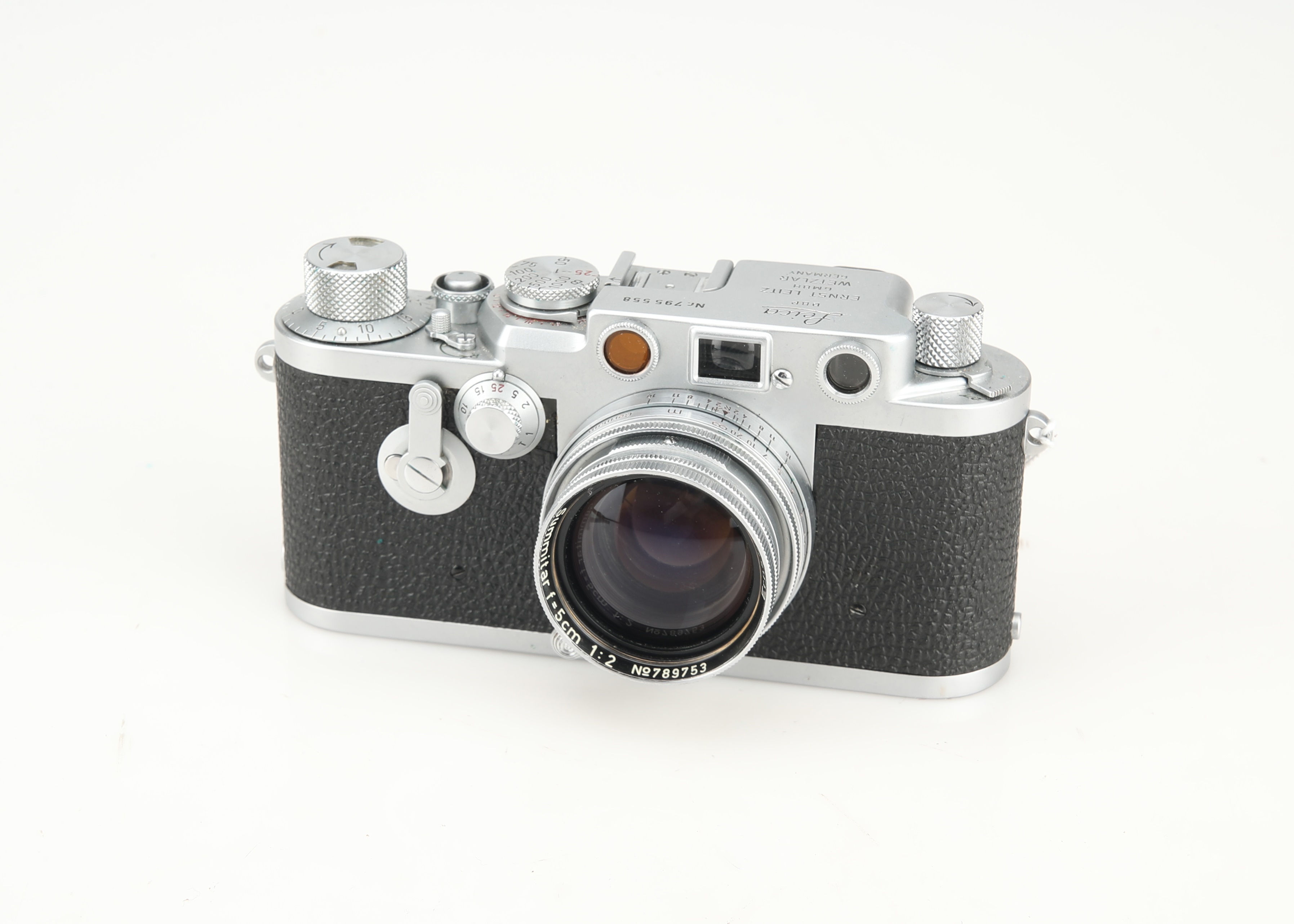 A Leica IIIf Delay Rangefinder Camera, - Image 2 of 3