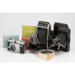 A Zeiss Ikon Super Ikonta 530/15 Folding Camera,