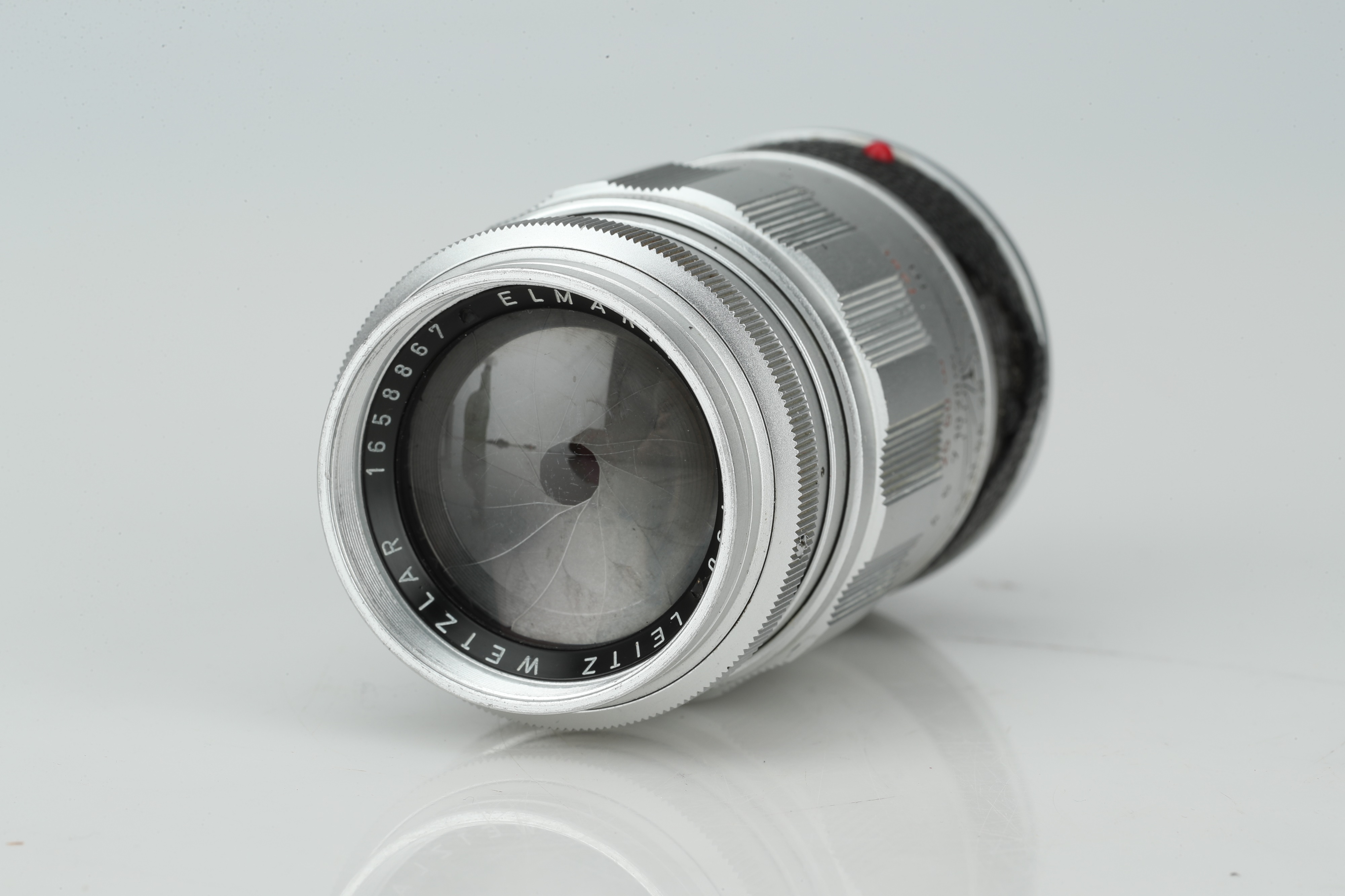 A Leitz Elmarit f/2.8 90mm Lens,