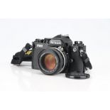 A Nikon FM2 SLR Camera,